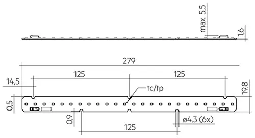 Tridonic 20x560mm 1250lm 840 HV SNC3, LED Linear Module, Long life-time, IP00, 5yrs Warranty. 28002920  Tridonic LLE